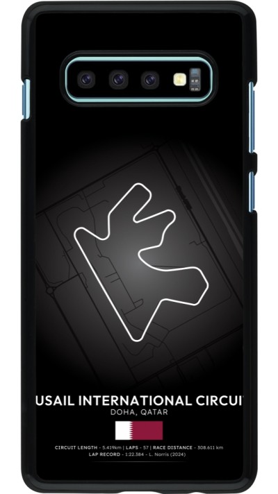 Samsung Galaxy S10+ Case Hülle - F1 Track 2025 Qatar
