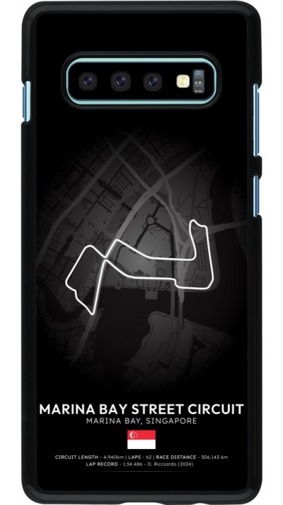 Samsung Galaxy S10+ Case Hülle - F1 Track 2025 Singapore