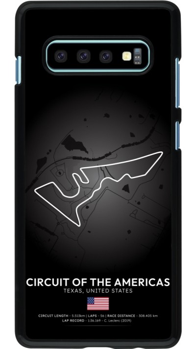 Samsung Galaxy S10+ Case Hülle - F1 Track 2025 United States