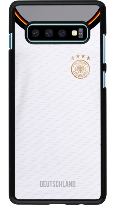 Coque Samsung Galaxy S10+ - Maillot de football Allemagne 2022 personnalisable