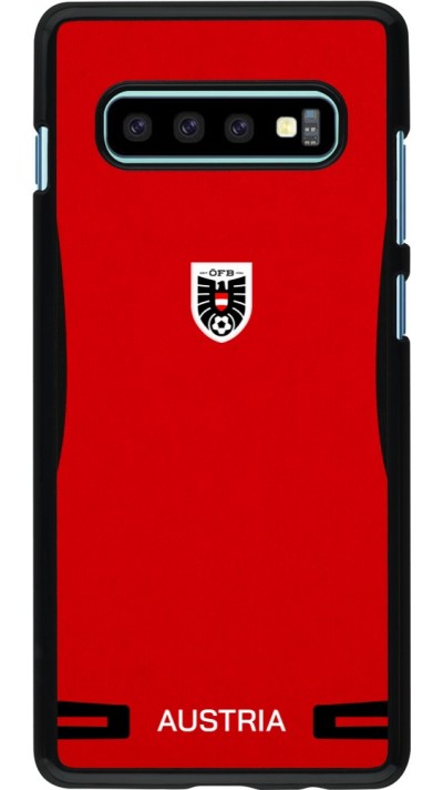 Coque Samsung Galaxy S10+ - Maillot de football Autriche 2026 personnalisable