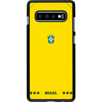 Samsung Galaxy S10+ Case Hülle - Brasilien 2026 personalisierbares Fussballtrikot
