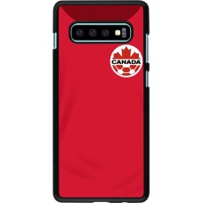 Coque Samsung Galaxy S10+ - Maillot de football Canada 2022 personnalisable