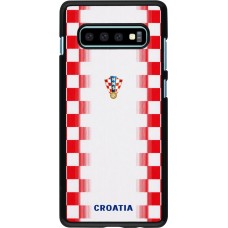 Coque Samsung Galaxy S10+ - Maillot de football Croatie 2026 personnalisable