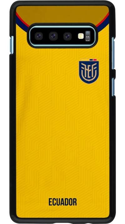 Samsung Galaxy S10+ Case Hülle - Ecuador 2022 Fußballtrikot