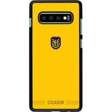 Coque Samsung Galaxy S10+ - Maillot de football Équateur 2026 personnalisable