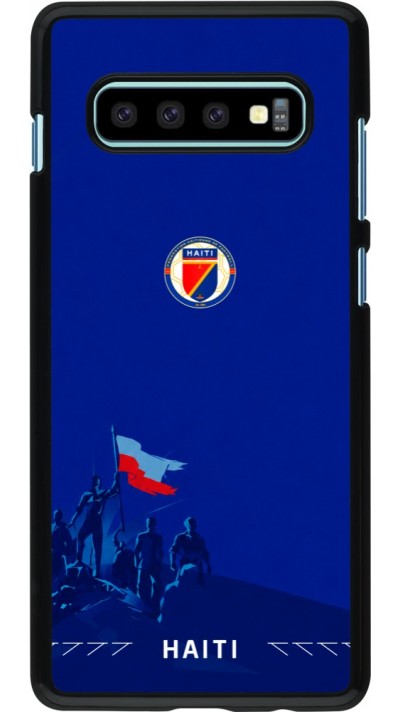 Coque Samsung Galaxy S10+ - Maillot de football Haiti 2026 personnalisable