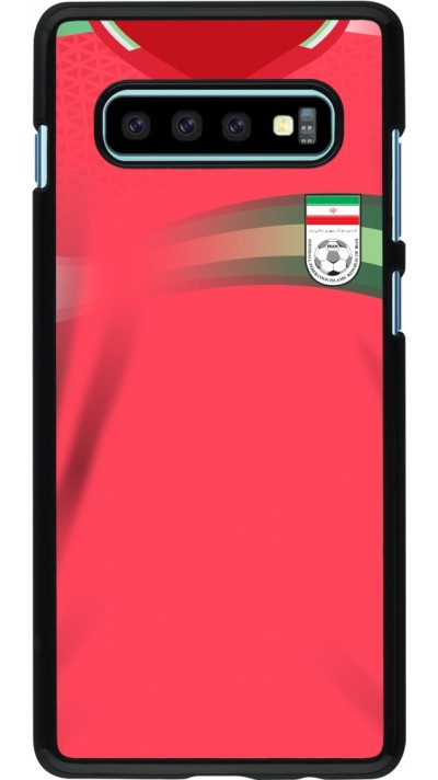 Coque Samsung Galaxy S10+ - Maillot de football Iran 2022 personnalisable