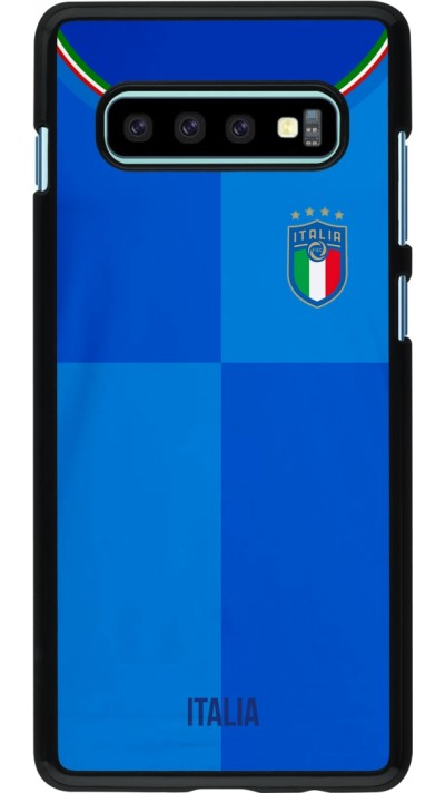 Coque Samsung Galaxy S10+ - Maillot de football Italie 2022 personnalisable