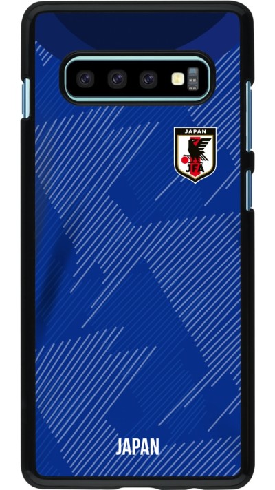 Coque Samsung Galaxy S10+ - Maillot de football Japon 2022 personnalisable