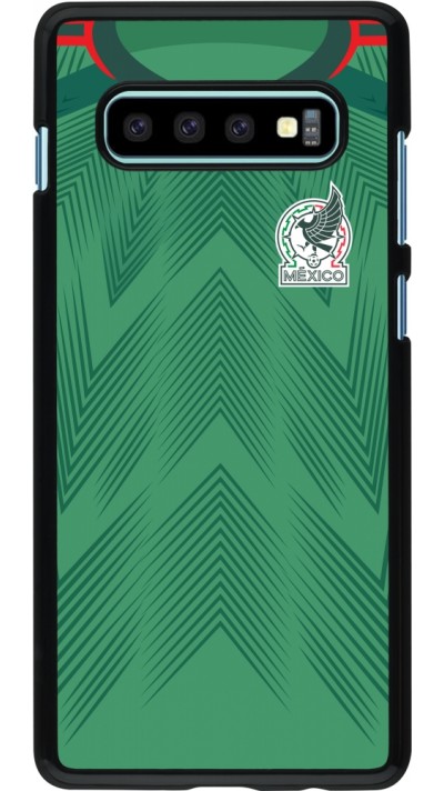 Coque Samsung Galaxy S10+ - Maillot de football Mexique 2022 personnalisable