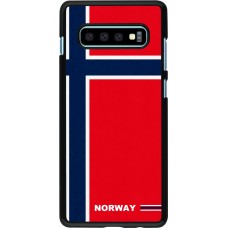 Coque Samsung Galaxy S10+ - Maillot de football Norvège 2026 personnalisable