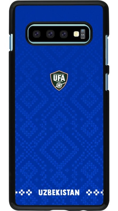 Coque Samsung Galaxy S10+ - Maillot de football Ouzbékistan 2026 personnalisable
