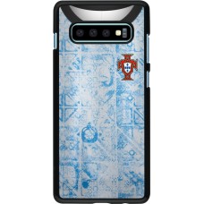 Samsung Galaxy S10+ Case Hülle - Portugal Away personalisierbares Fussballtrikot
