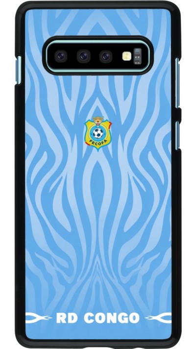 Coque Samsung Galaxy S10+ - Maillot de football RD Congo 2026 personnalisable