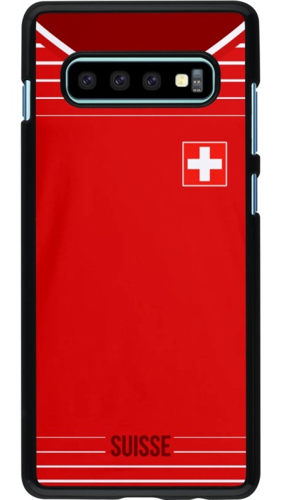 Hülle Samsung Galaxy S10+ - Football shirt Switzerland 2022