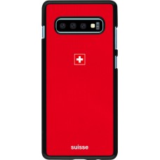 Coque Samsung Galaxy S10+ - Maillot de football Suisse 2026 personnalisable
