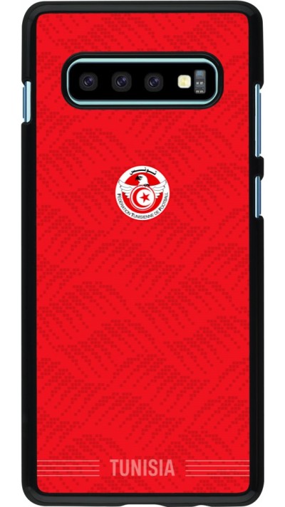 Coque Samsung Galaxy S10+ - Maillot de football Tunisie 2026 personnalisable