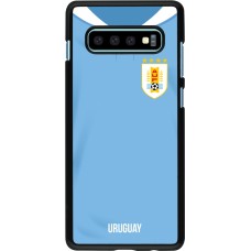 Samsung Galaxy S10+ Case Hülle - Uruguay 2022 personalisierbares Fussballtrikot