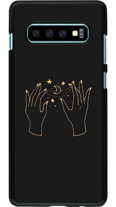 Coque Samsung Galaxy S10+ - Grey magic hands