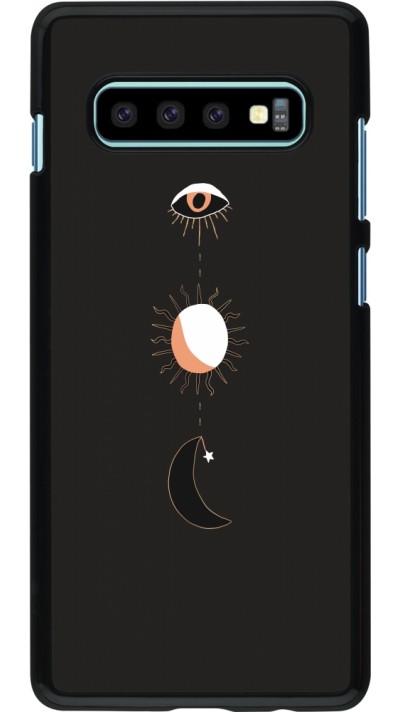Coque Samsung Galaxy S10+ - Halloween 22 eye sun moon