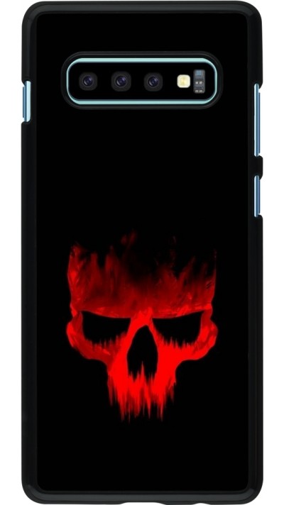 Samsung Galaxy S10+ Case Hülle - Halloween 2023 scary skull