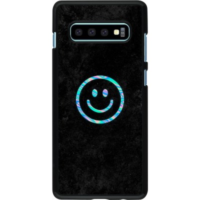 Coque Samsung Galaxy S10+ - Happy smiley irisé