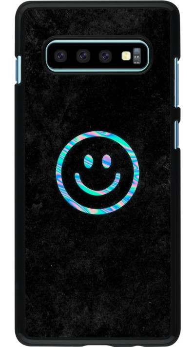 Coque Samsung Galaxy S10+ - Happy smiley irisé