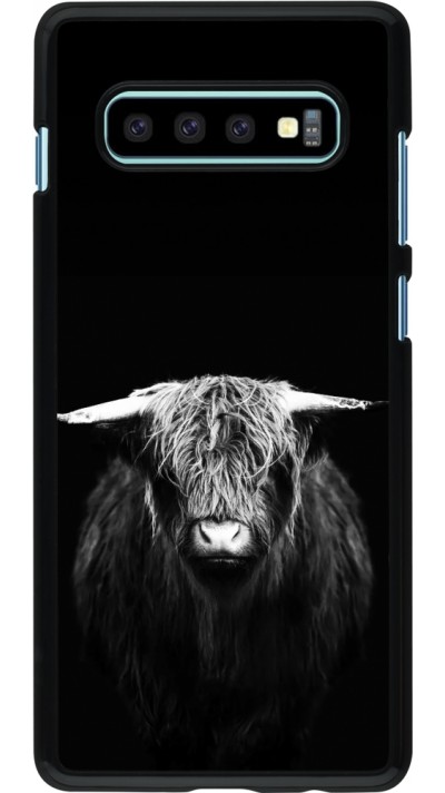 Coque Samsung Galaxy S10+ - Highland calf black
