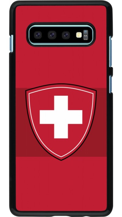 Coque Samsung Galaxy S10+ - Hockey World Championship Ecusson Suisse