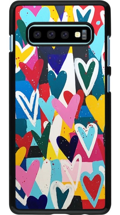 Coque Samsung Galaxy S10+ - Joyful Hearts