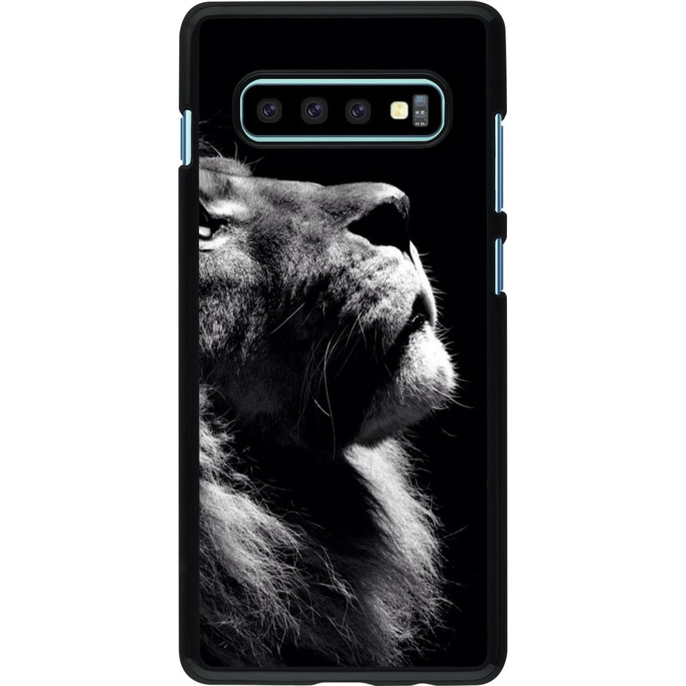 Coque Samsung Galaxy S10+ - Lion looking up