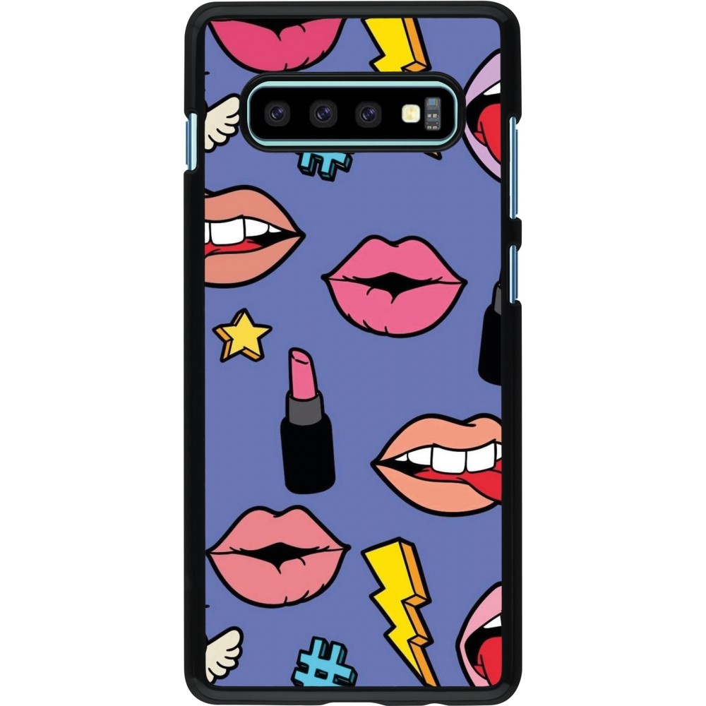 Samsung Galaxy S10+ Case Hülle - Lips and lipgloss