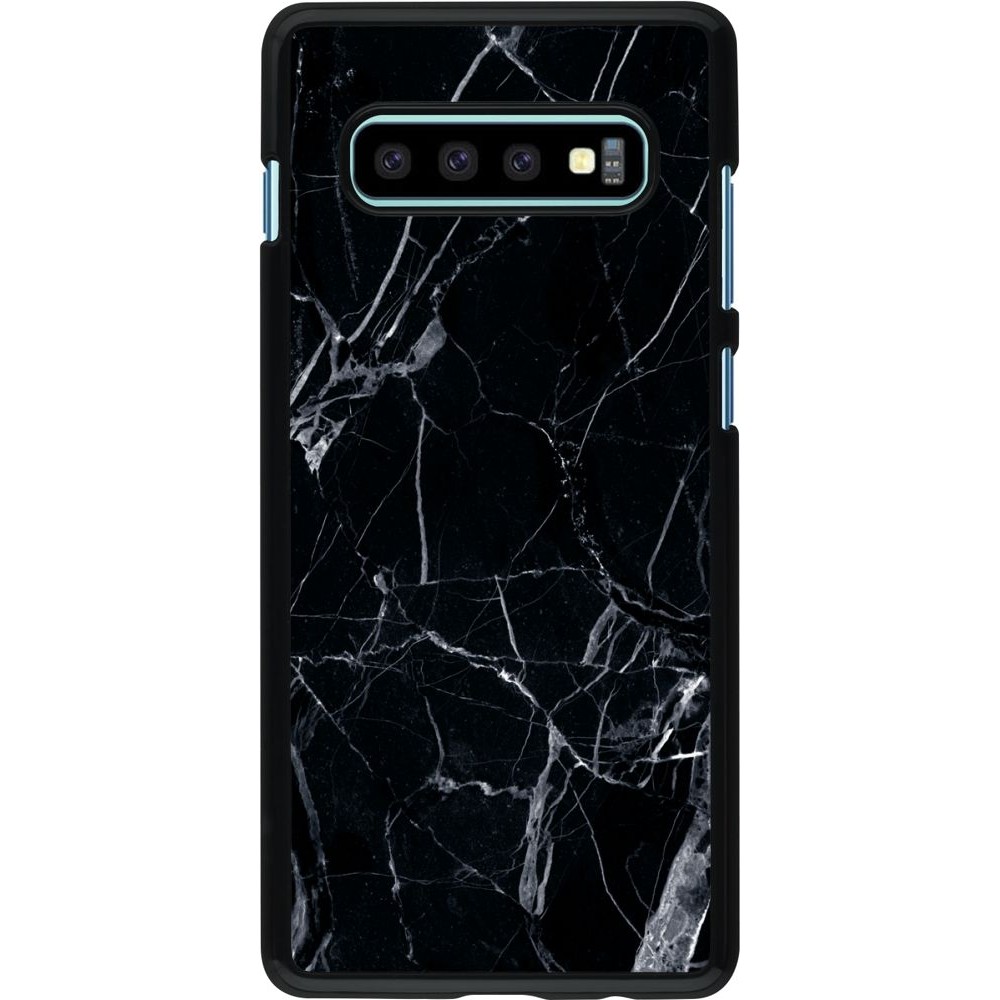 Hülle Samsung Galaxy S10+ - Marble Black 01
