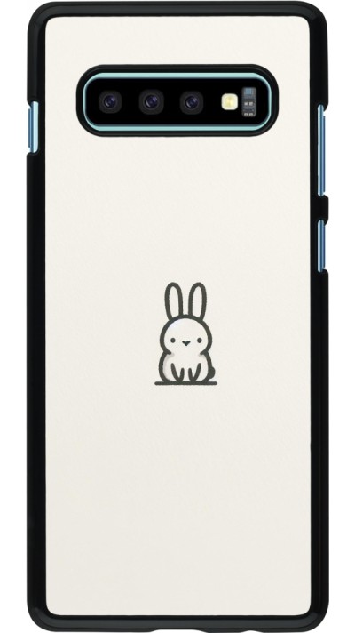 Samsung Galaxy S10+ Case Hülle - Minimal Häschen Süße