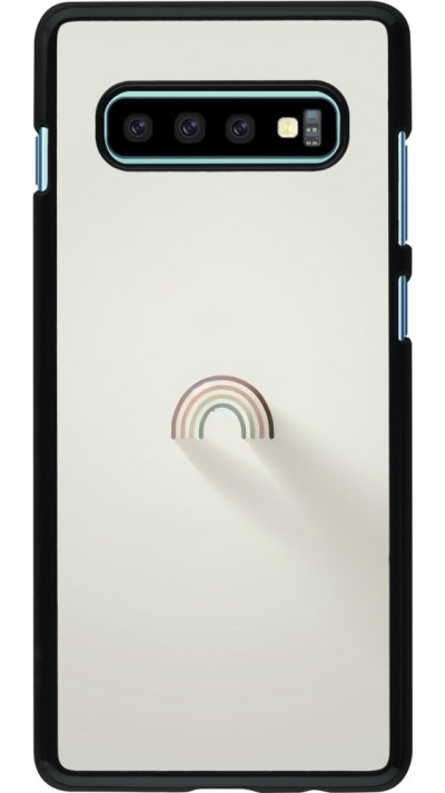 Samsung Galaxy S10+ Case Hülle - Mini Regenbogen Minimal