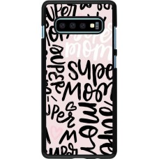 Samsung Galaxy S10+ Case Hülle - Mom 2024 Super mom