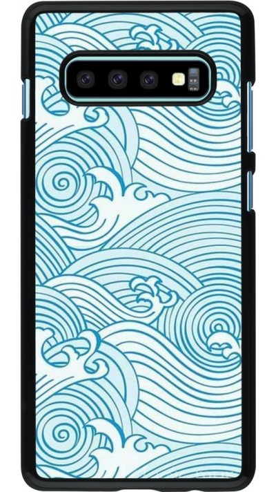 Hülle Samsung Galaxy S10+ - Ocean Waves