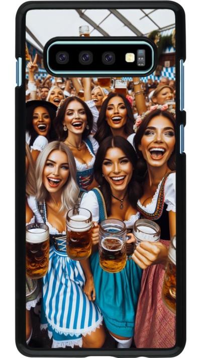 Samsung Galaxy S10+ Case Hülle - Oktoberfest Frauen