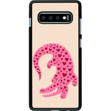 Samsung Galaxy S10+ Case Hülle - Pink crocodile 2026