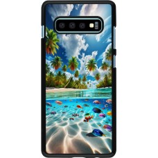 Samsung Galaxy S10+ Case Hülle - Strandparadies
