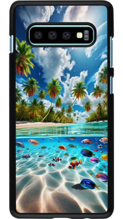 Samsung Galaxy S10+ Case Hülle - Strandparadies