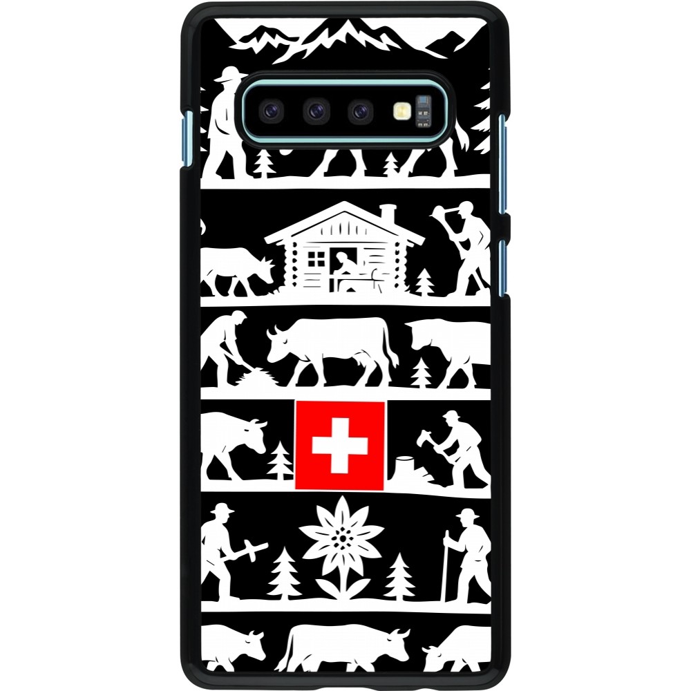 Samsung Galaxy S10+ Case Hülle - Poya Schweiz 1 schwarz