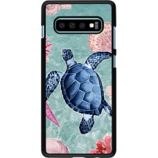 Samsung Galaxy S10+ Case Hülle - Preppy Turtle
