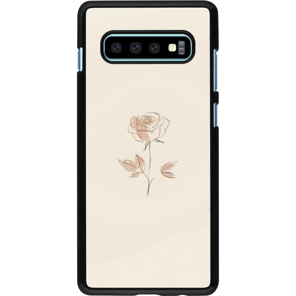Samsung Galaxy S10+ Case Hülle - Rosa Sand Minimalistisch