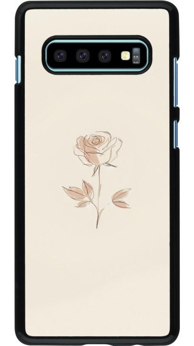 Samsung Galaxy S10+ Case Hülle - Rosa Sand Minimalistisch
