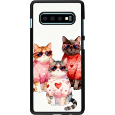 Coque Samsung Galaxy S10+ - Saint Valentines Day 26 Cat Love