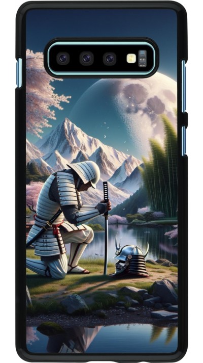 Coque Samsung Galaxy S10+ - Samurai Katana Lune