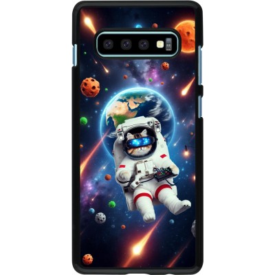 Samsung Galaxy S10+ Case Hülle - VR SpaceCat Odyssee