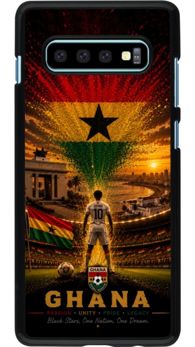 Coque Samsung Galaxy S10+ - Football Ghana splash 2026